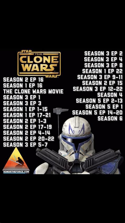 the clone wars order to watch|star wars clone viewing order.